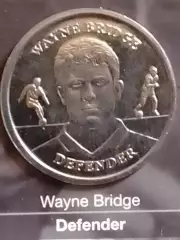 Wayne BRIDGE. Уейн БРИДЖ - токен (сувенирная монета.proff). Оптом скидки до 30%!