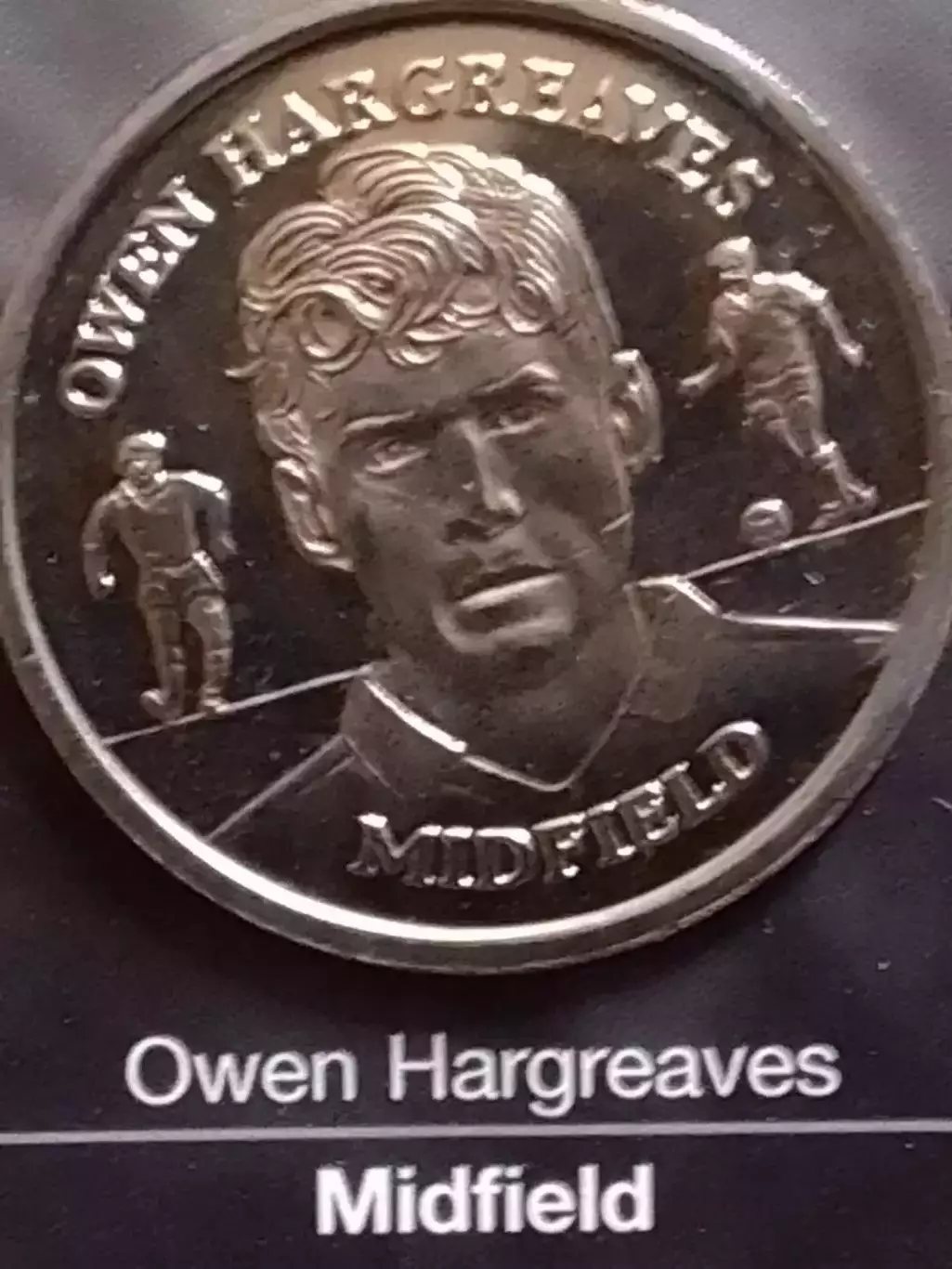 Owen HARGREAVES. ХАРГРИВС - токен (сувенирная монета.proff). Оптом скидки до 30%