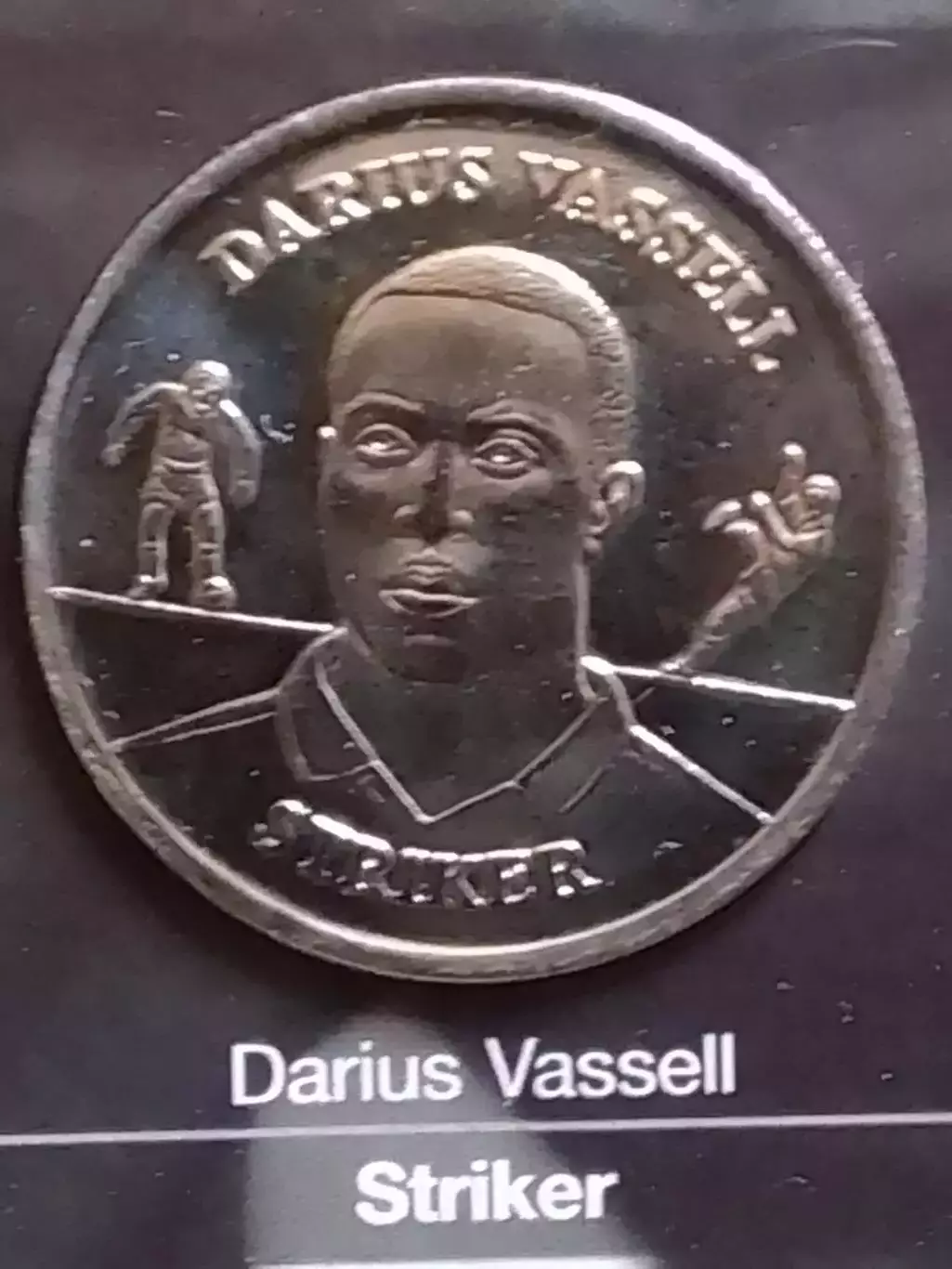 Darius VASSELL. ВАССЕЛ - 2004 токен (сувенирная монета.proff) Оптом скидки 30%!