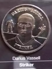 Darius VASSELL. ВАССЕЛ - 2004 токен (сувенирная монета.proff) Оптом скидки 30%!
