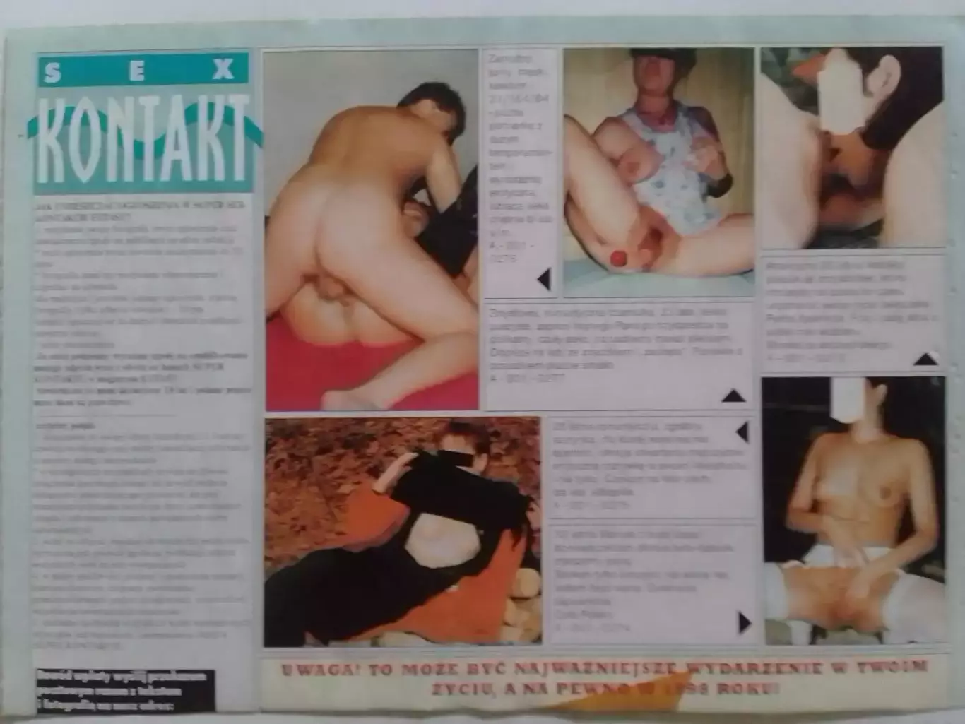 SEX KONTAKT из журнала EXTAZY 21 Х 15 см. Оптом скидки до 30% 1