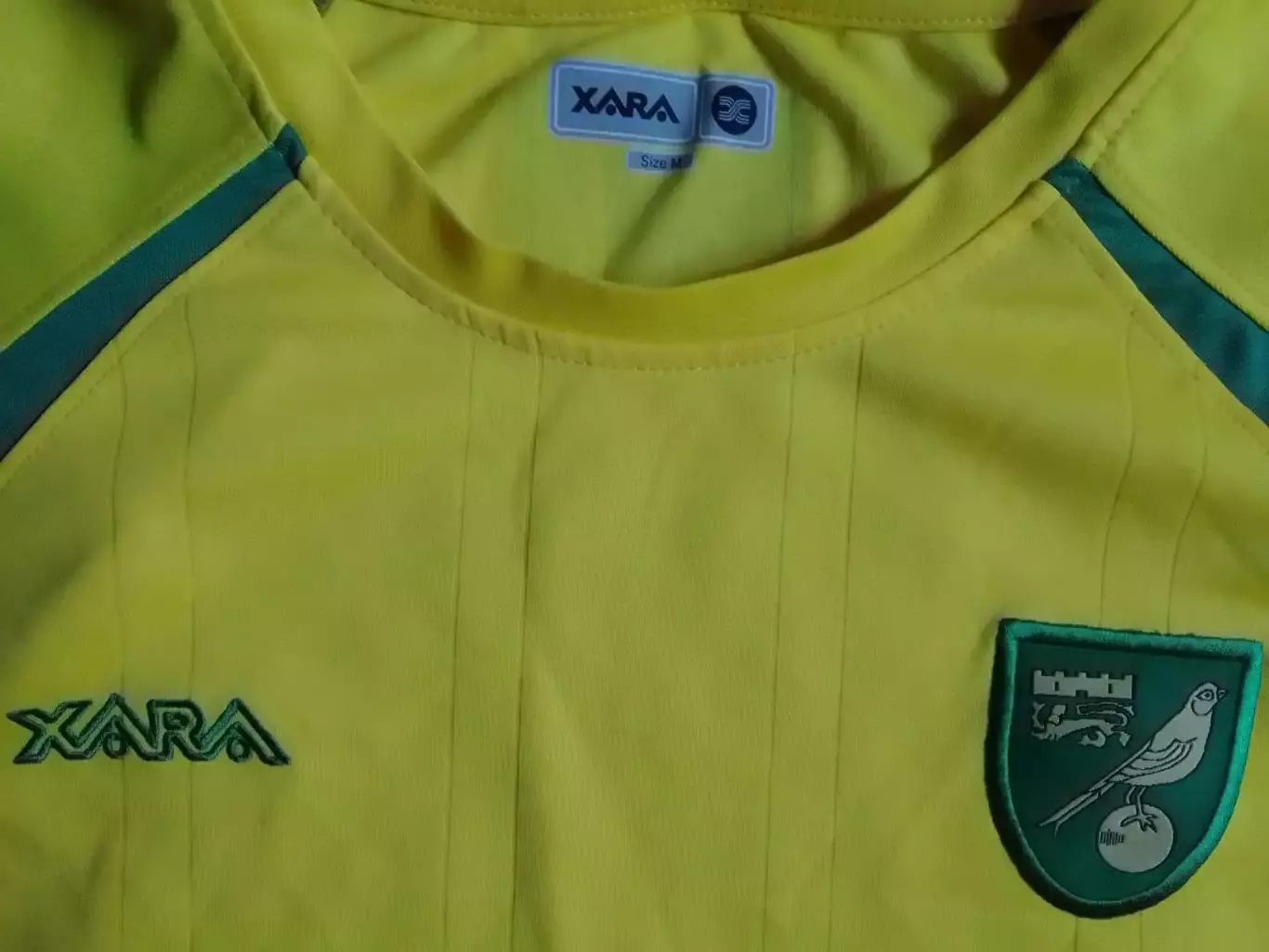Фирменная футболка NORWICH CITY F.C. НОРВИЧ СИТИ. Домашняя. Оптом скидки до 30%! 2
