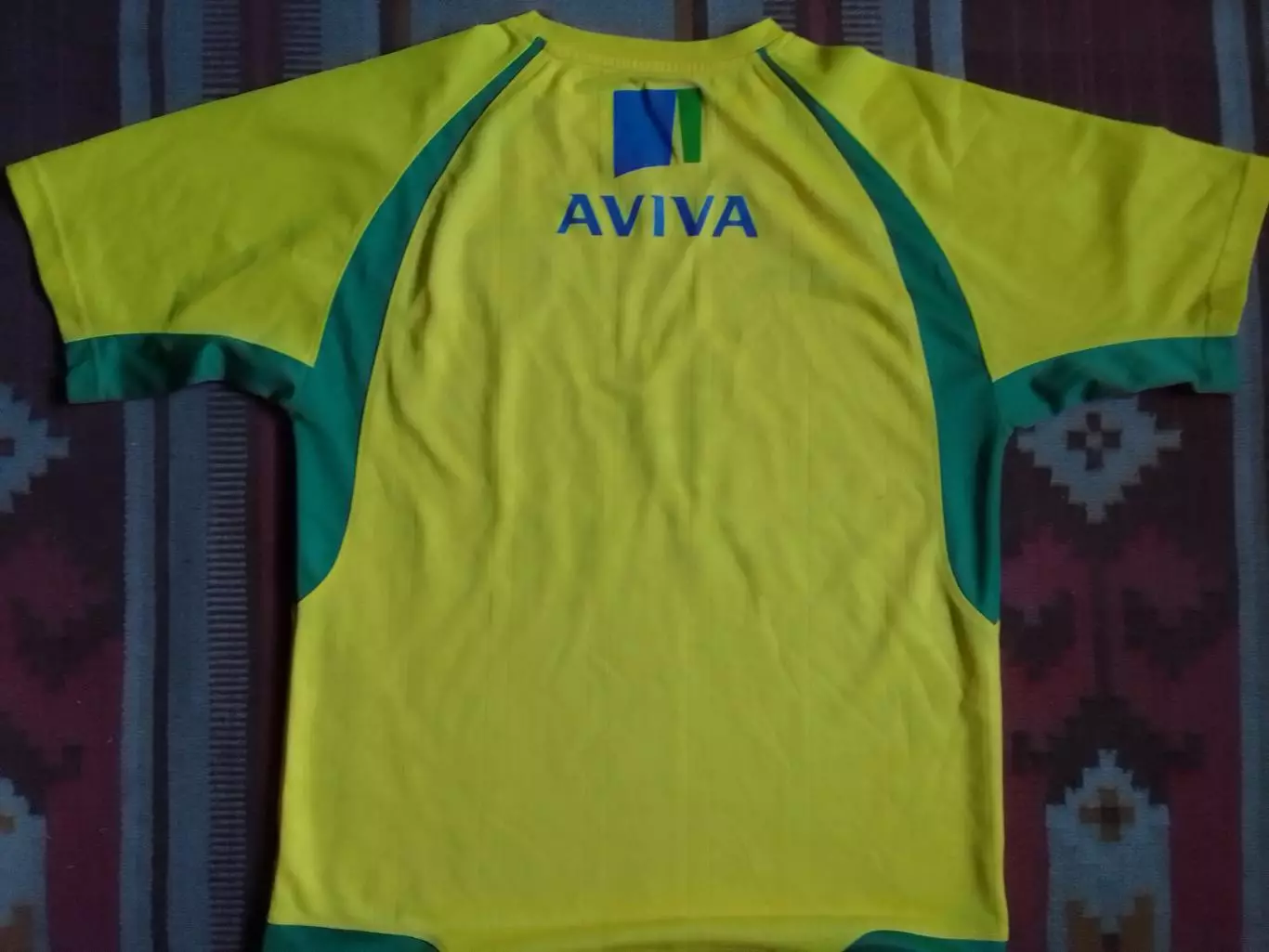 Фирменная футболка NORWICH CITY F.C. НОРВИЧ СИТИ. Домашняя. Оптом скидки до 30%! 3