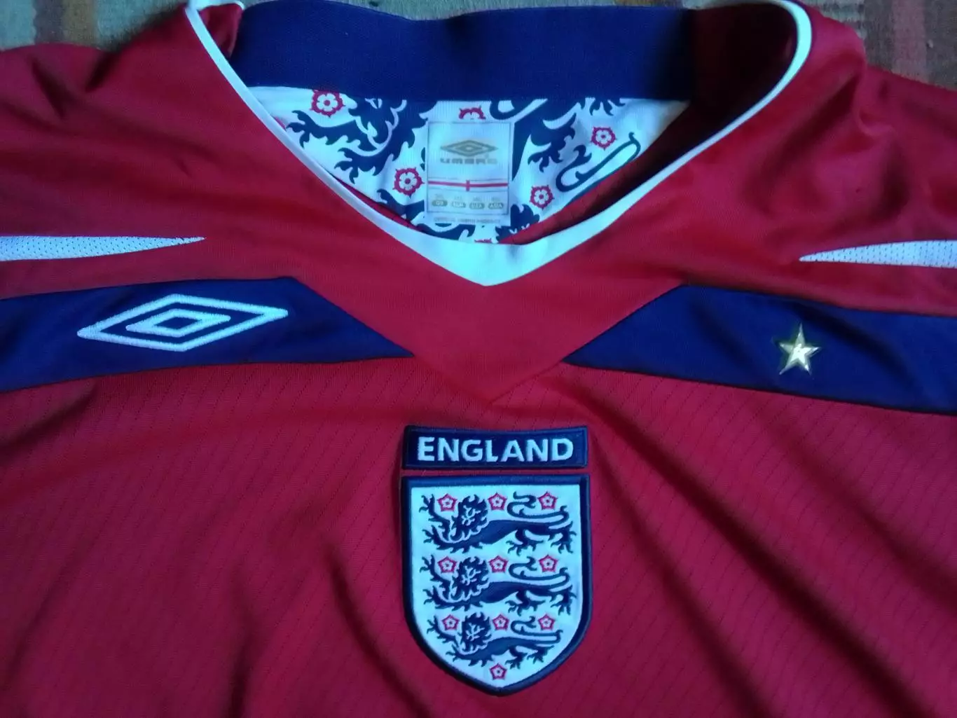ENGLAND. Гостевая Футболка сборной Англии 2008. Оптом скидки до 30%! 1