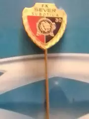 Футбольн. знак. FK SEVER Subotica. СЕВЕР Суботица. Раритет. Оптом скидки до 30%