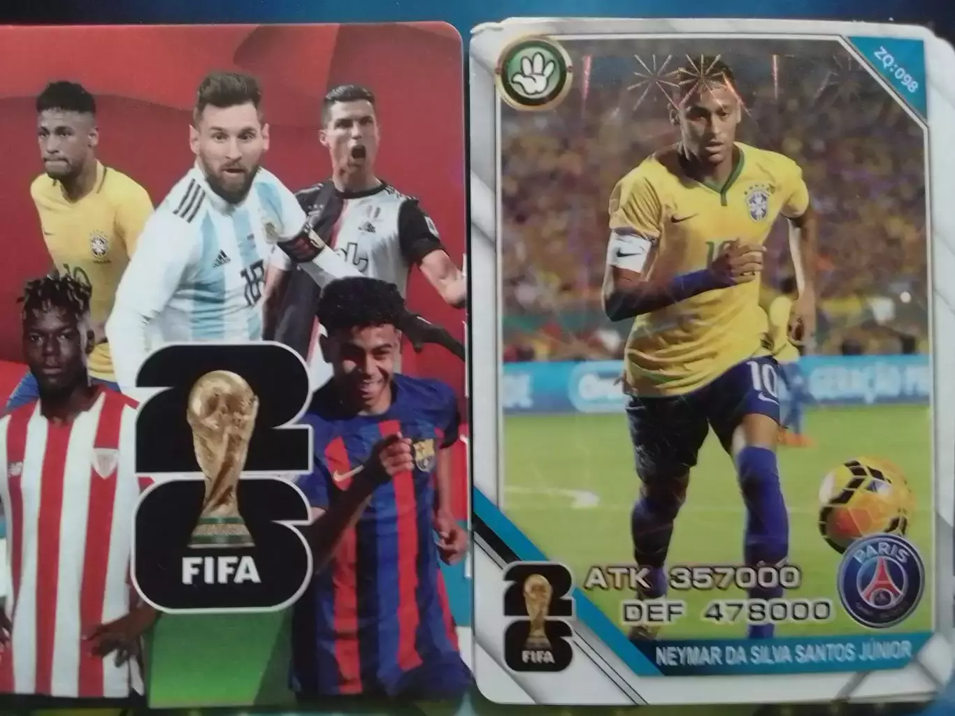 Карточка FIFA 2026 - NEYMAR DA SILVA SANTOS JUNIOR. НЕЙМАР. Оптом скидки 30%