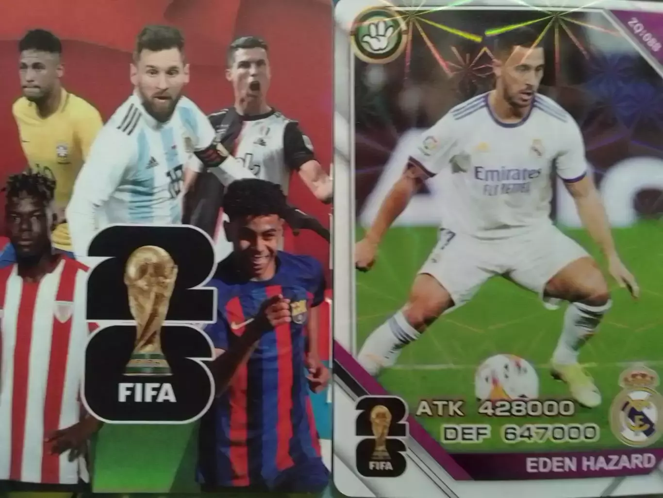 Карточка FIFA 2026 - Eden HAZARD. Еден ГАЗАРД. Реал Мадрид. Оптом скидки 30%!