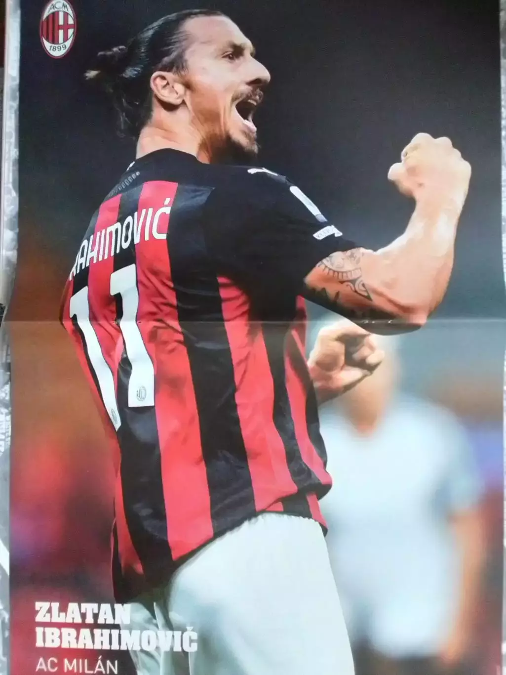 AC MILAN. МИЛАН - IBRAHIMOVICH / СОУЧЕК. ВЕСТ ХЕМ (27 х 40 см) Оптом скидки 30%!
