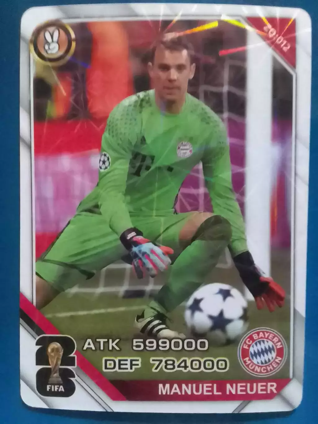 Карточка FIFA 26 - Manuel NEUER. Мануель НОЙЕР. БАВАРИЯ Мюнхен. Оптом скидки 30%