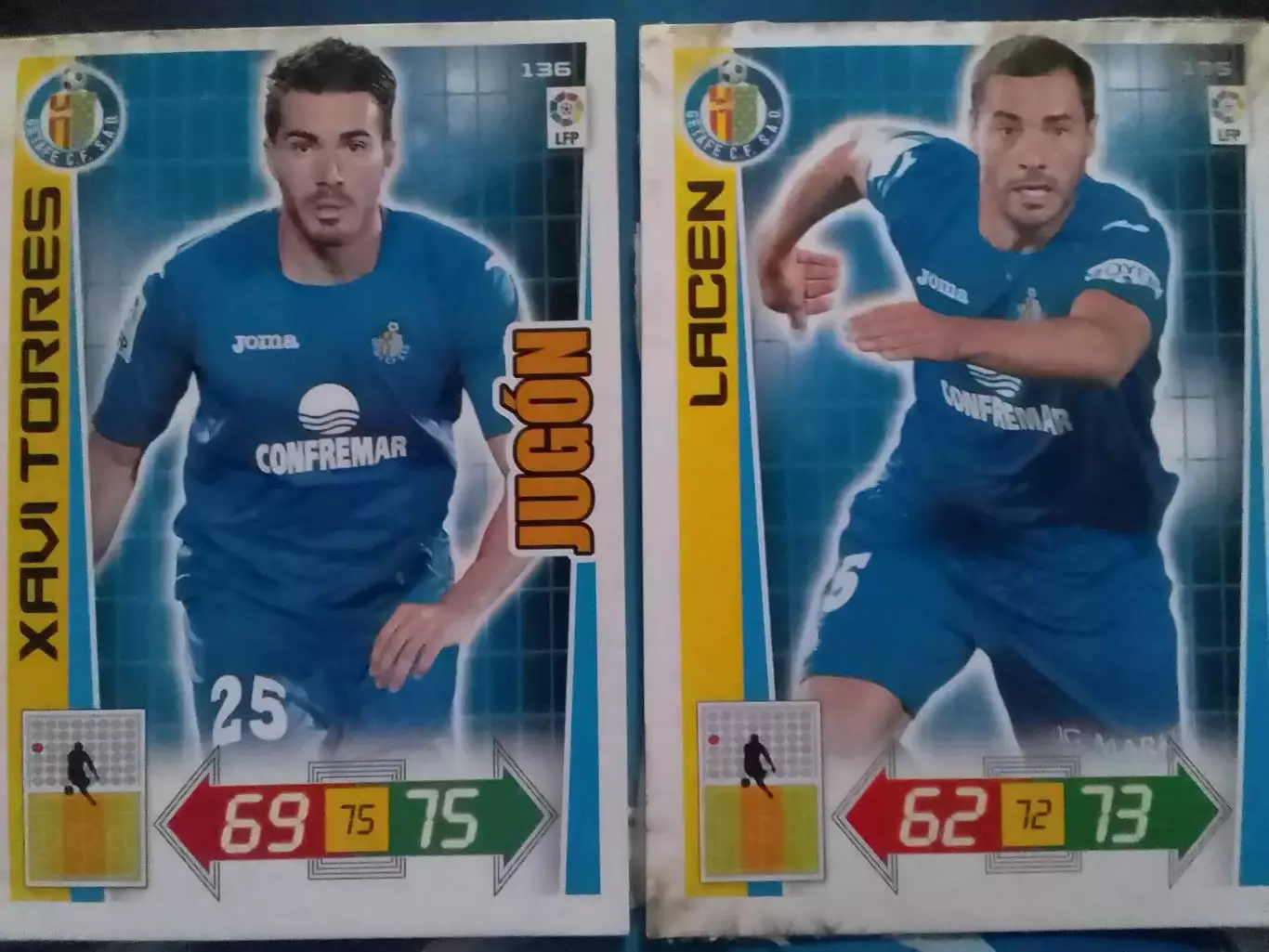 Карточка ЛАЦЕН, LACEN - GETAFE C.F. ХЕТАФЕ, Испания 2012-13. Оптом скидки 30%!