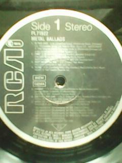 METAL BALLADS. LP/RCA Made in Germany 1988.Сборник медляков рок-метал-групп. 2