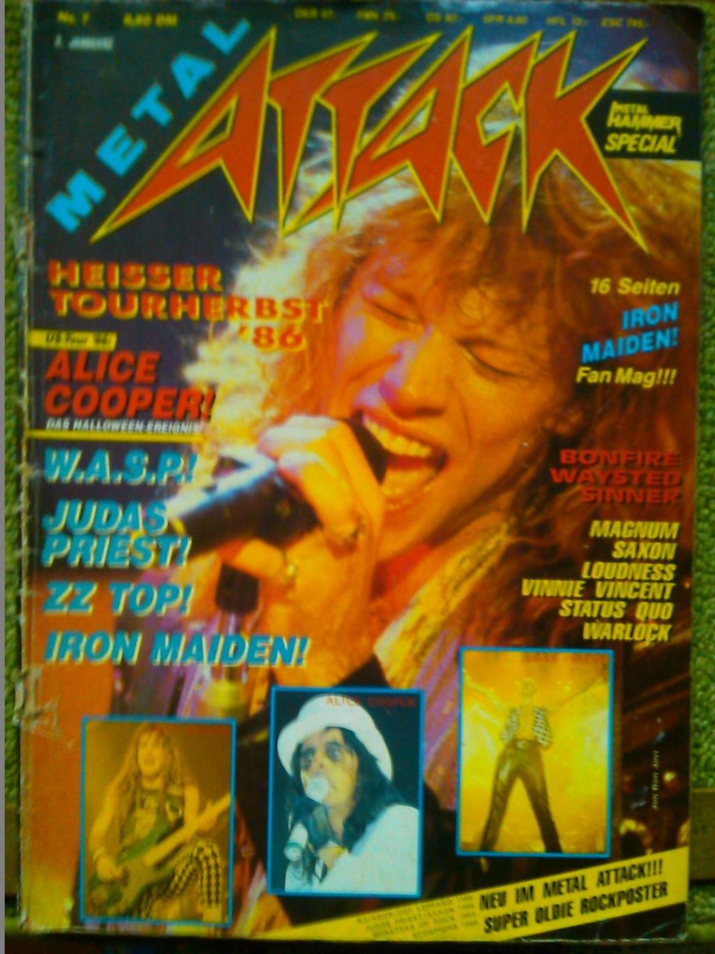 METAL ATTACK Nr/7.-1986г.(Германия) При заказе 2-х журналов скидка 2%..50-ти 50%