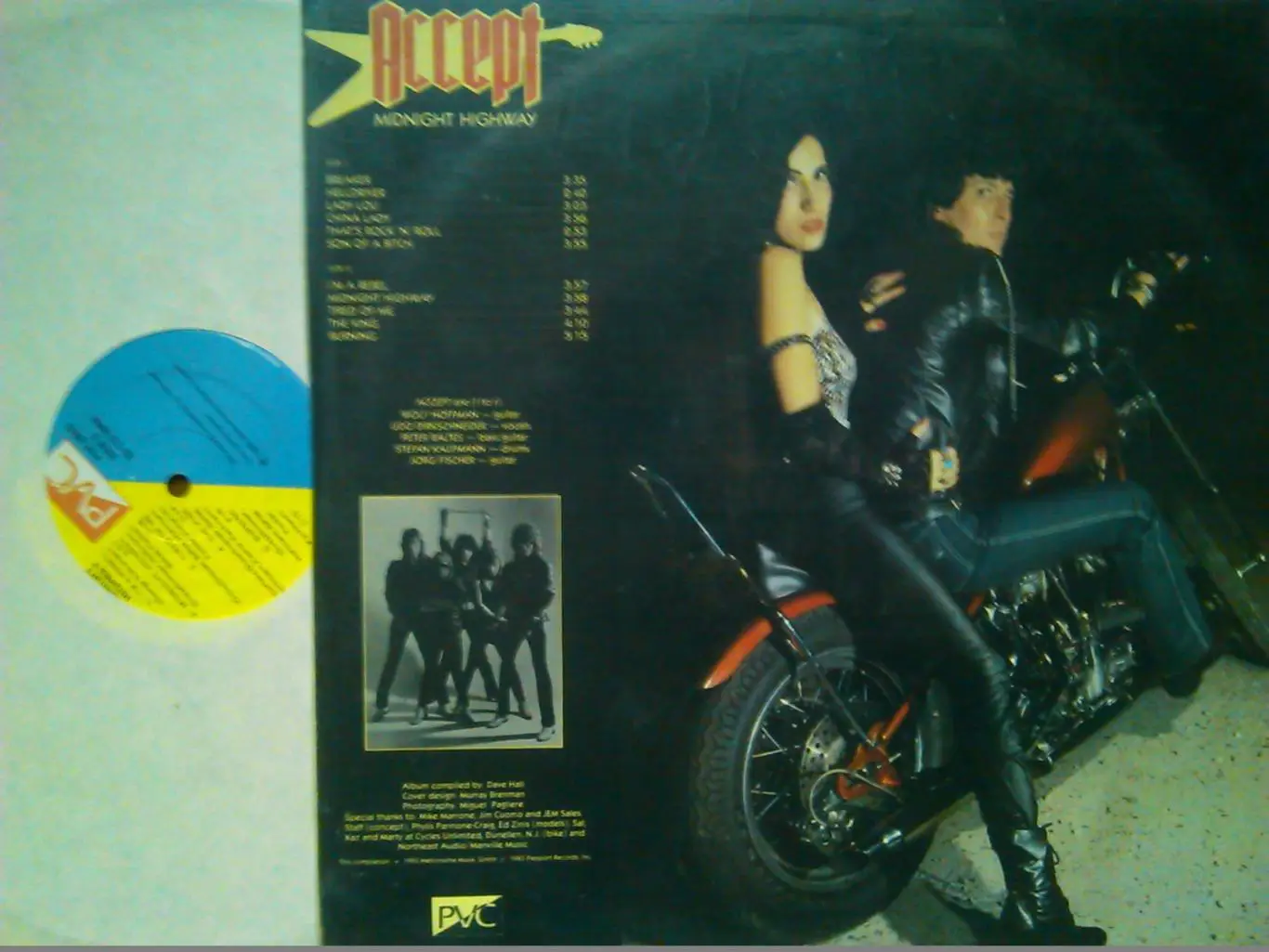 ACCEPT -Midnight Highway. LP/ 1983. Оптом скидки до 41%! 3