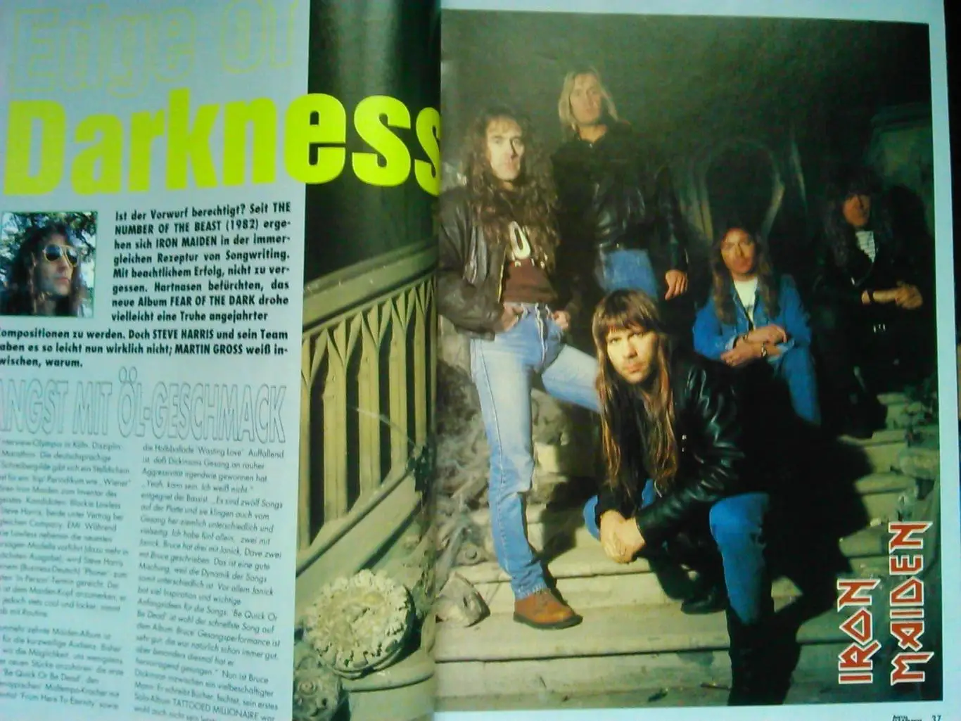 журнал из Германии.METAL HAMMER #5.1992 Постер-GWAR 4