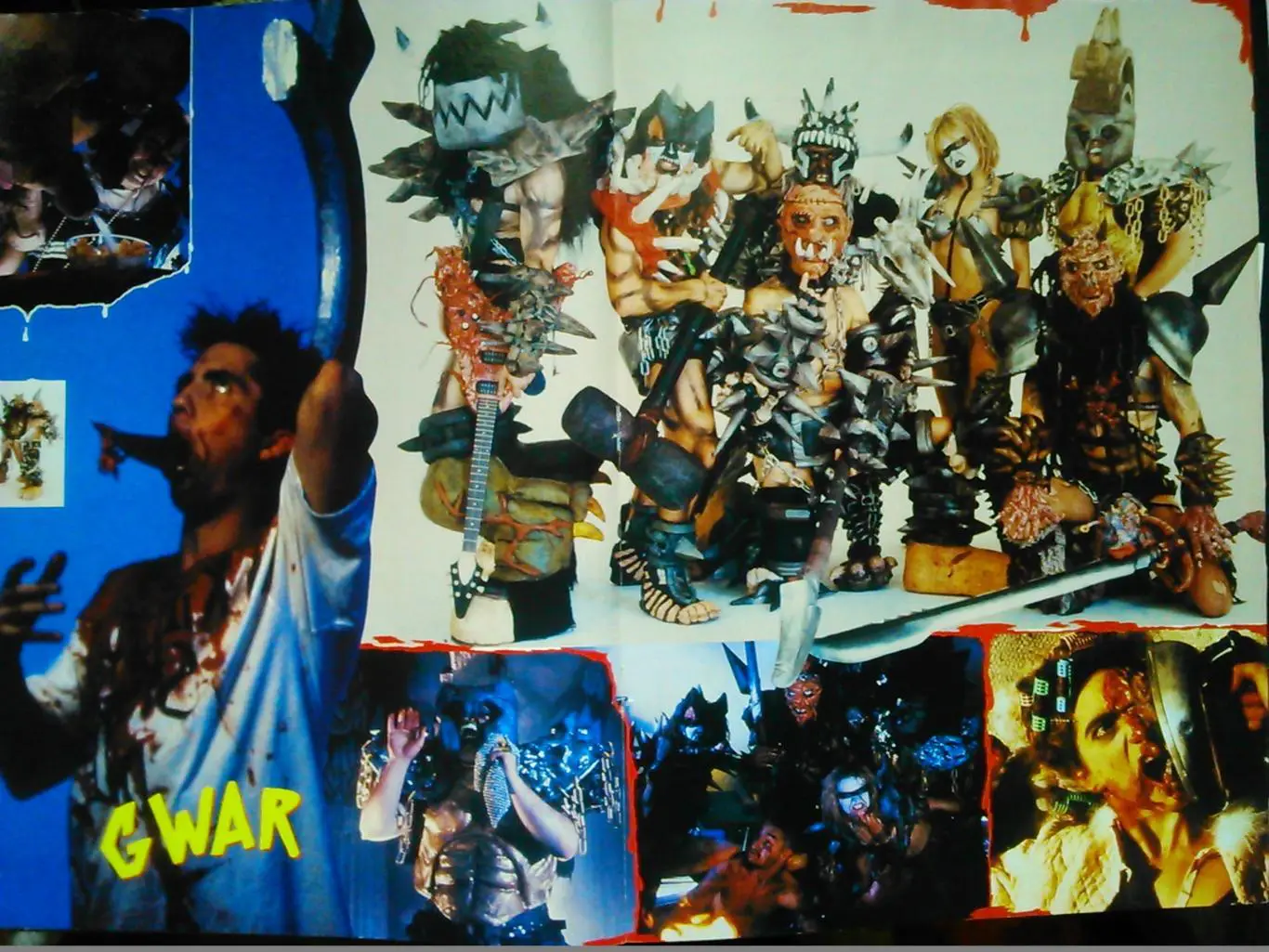 журнал из Германии.METAL HAMMER #5.1992 Постер-GWAR 6