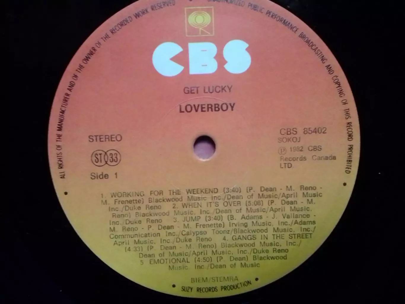 LP. LOVERBOY-Get Lucky 1982. Оптом скидки до 30%! 4