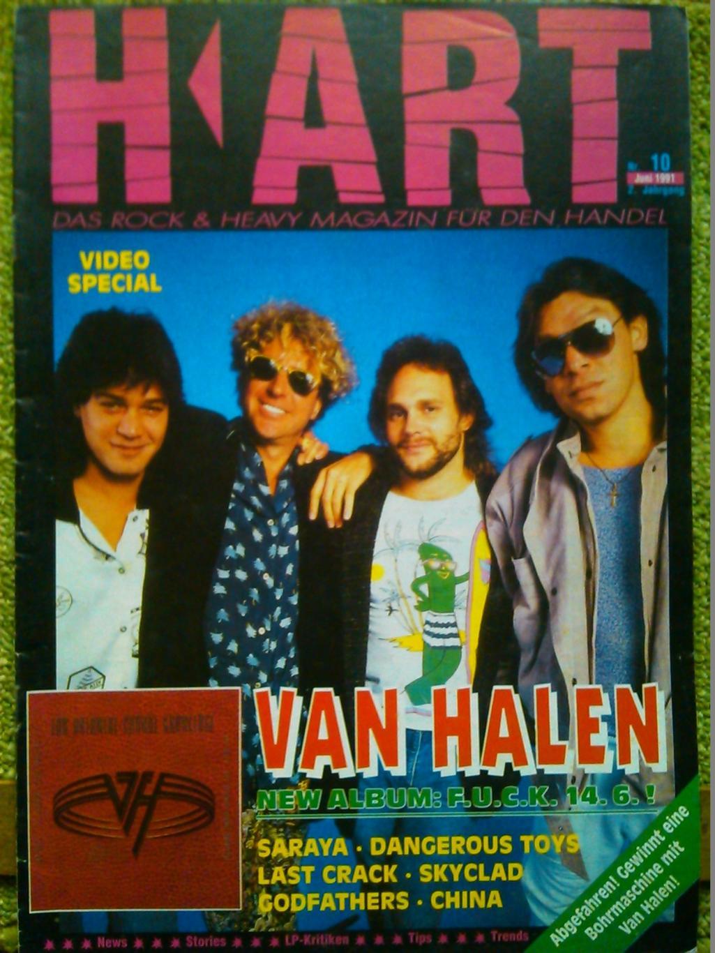 журнал HART №10.1991 (Германия) постер-ALMIGHTY. Гуртом знижки до 50%!