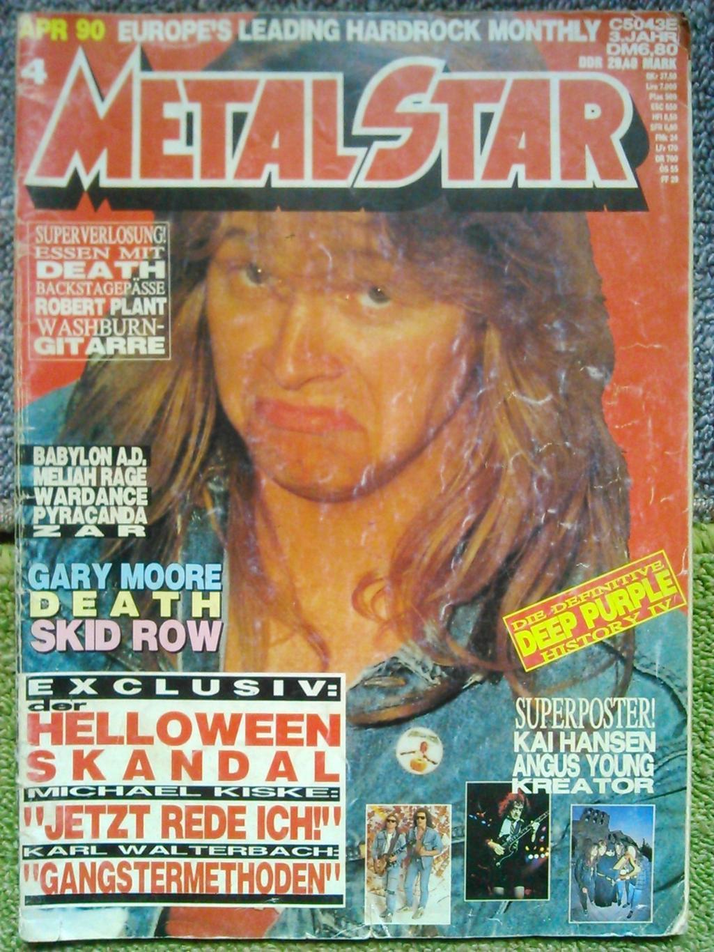 METAL STAR 4/1990г.(Германия)