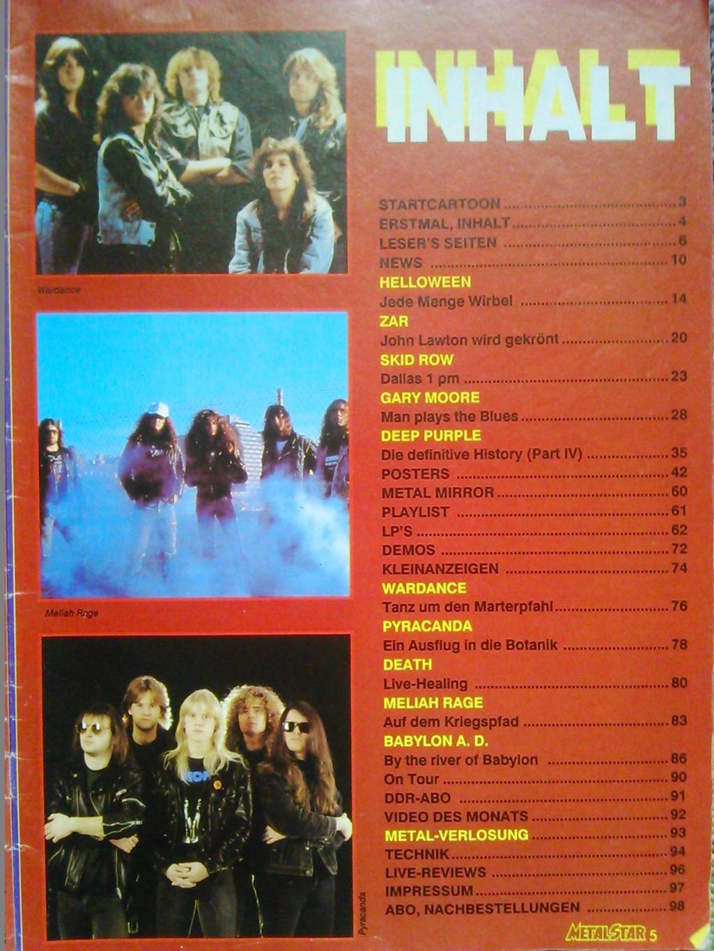 METAL STAR 4/1990г.(Германия) 1