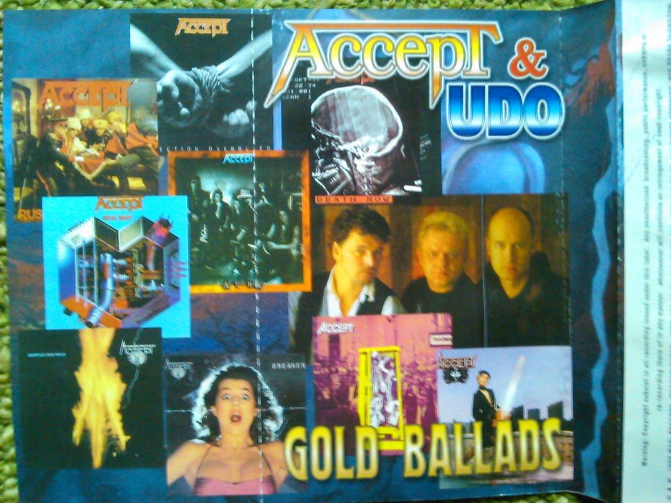 MC/аудиокассета ACCEPT & UDO-Gold Ballads 1