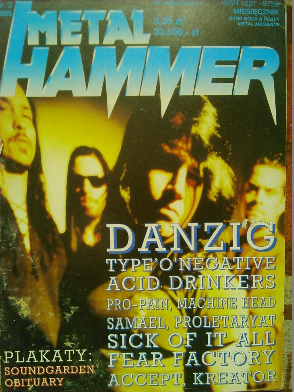 METAL HAMMER 2.1995 (Польща).