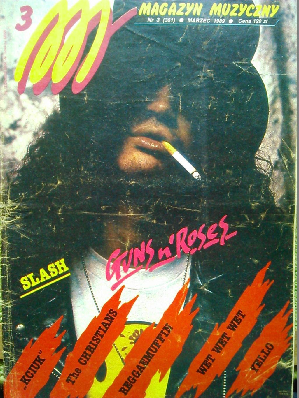 Magazyn muzyczny #3/1989/(Польща). Музыкальный журнал.Слэш.(Ганз-н-Розес).