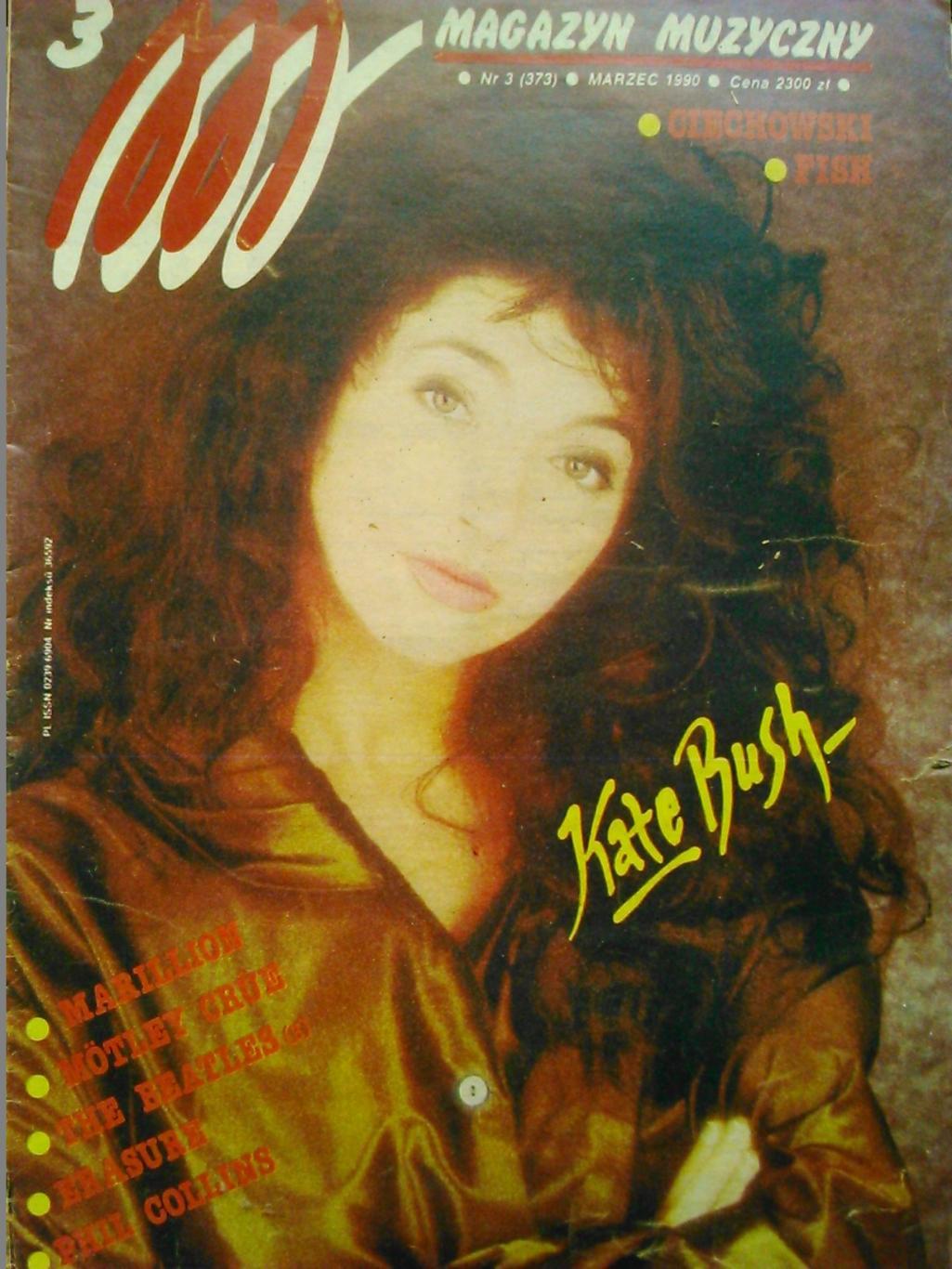 Magazyn muzyczny #3/1990/(Польща).Кейт Буш. Оптом скидки до 50%!