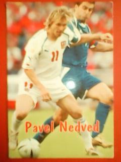 Pavel NEDVED. Павел НЕДВЕД (Чехия) календарик- 2005. оптом скидки до 45%!