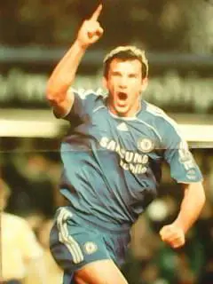 Олег БЛОХИН/Андрей ШЕВЧЕНКО (Челси).(двухсторонний 28 Х 40 см.) Оптом скидки 45% 1