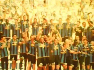 ИНТЕРНАЦИОНАЛЕ Милан (Италия)./МИЛАН (Италия).(двухсторонни й 28 Х 40 см.)