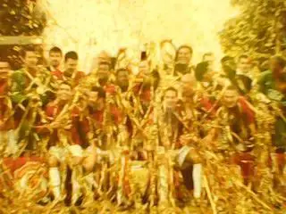 МАНЧЕСТЕР ЮНАЙТЕД (Англия.)-2008./Лига Ч.-2008/09.(двухсторонний 39 х 27.5 см)