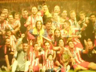 ПАРИ СЕН ЖЕРМЕН (Франция)./АТЛЕТИКО Мадрид.(Испания).(двухсторон ний 28 Х 40 см.) 1