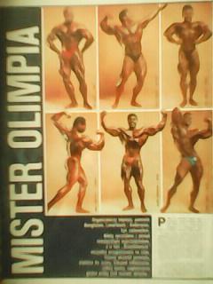 Постер серии.Культуристика.Мистер Олимпия -чемпионы мира IFBB. стр.22х30 см.