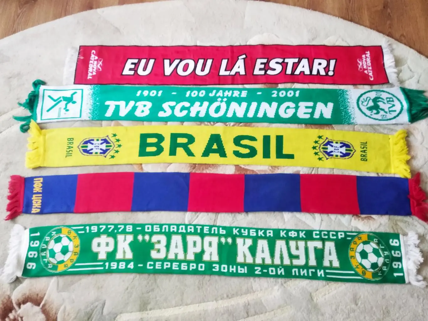 шарф EVERTON-Vfl WОLFSBURG / Лига Европы УЕФА 2014.Оптом скидки до 30%! 1