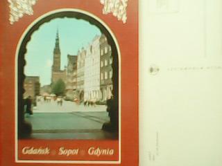 Gdansk. Sopot. Gdynia. Набор с 9-ти почтовых открыток. Сделано в Польще. 1985 г. 1