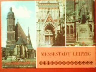Messestadt LEIPZIG. Почтовая карточка ГДР.