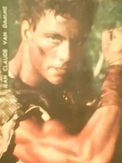 для фанов Жан Клода Ванн Дамма -постер из журн.Ровесник №4.91. разм-27 х 20 см.