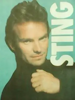 РОВЕСНИК №9.1991. Постер-STING. Julia Roberts.(М.Лансело. РОК 70-х.) Sex Pistols 1