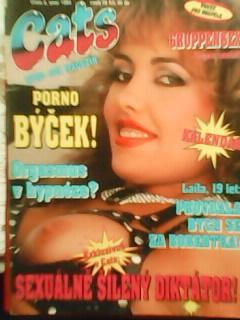 Cats 1994.#2 (Чехословакия) Евро-секс журнал для взрослых. групповуха..