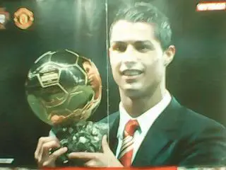 Криштиано РОНАЛДО-Манчестер Юнайтед-2008.(разм. 39 см.х 27.5 см.)