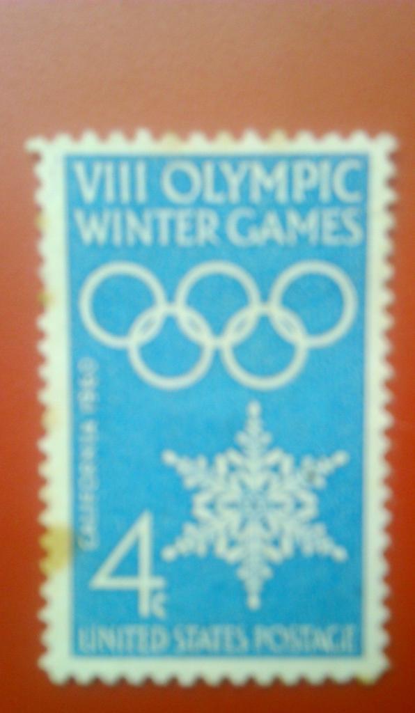 Марка США.1960.№2699. Зимняя Олимпиада в Скво-Велли.Калифорния.