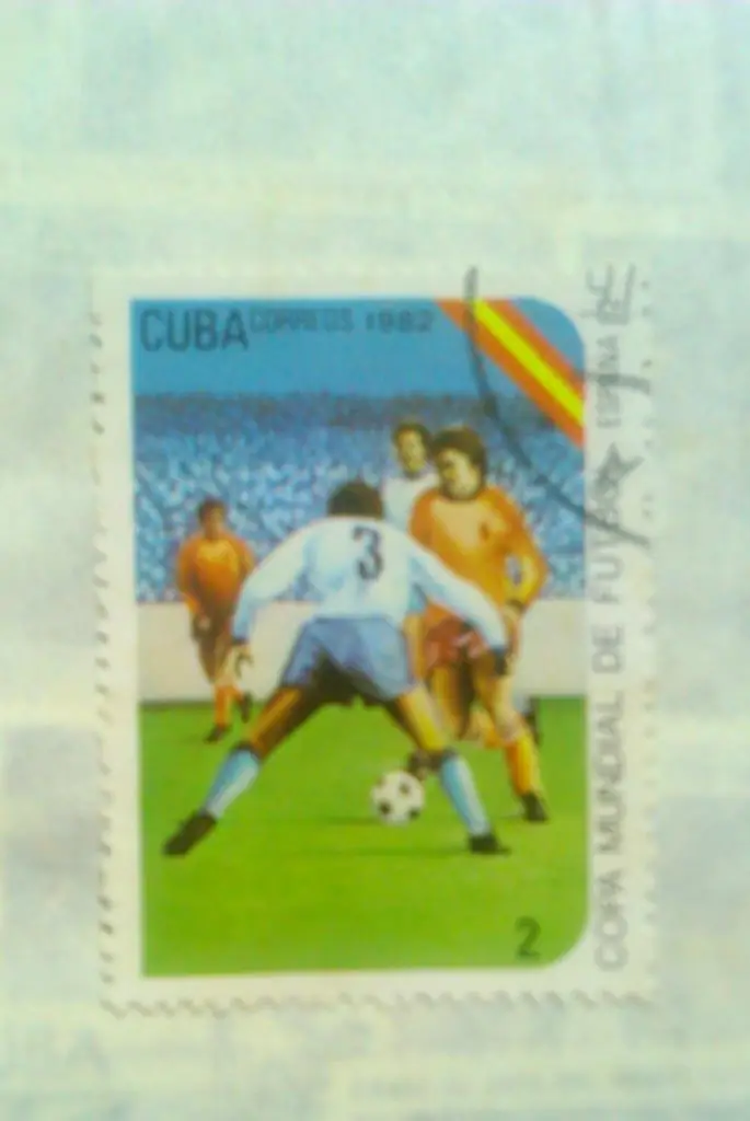 Куба.1982.№2623.2(с) Футбольный чемпионат мира в Испании.(гашеная)