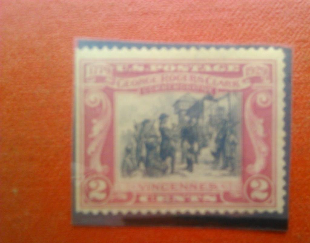 US Postage.1929 г.№514. карминово-черн.-2 цент.(не гашеная.) коллекц. марка США.