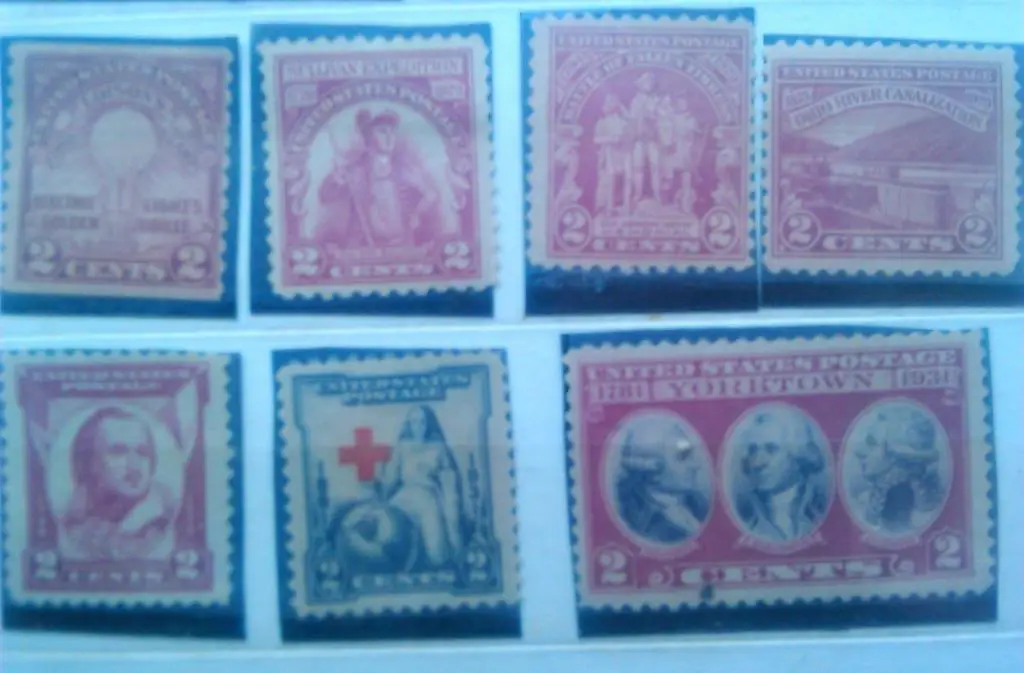 US Postage.1929 г.№540.Плотина реки Огайо. карминово-роз.-2 цент.(не гашеная.)