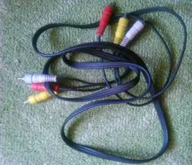 Контактный кабель для передачи видео/аудио-стерео сигнала (пальчики 3 х 3.)