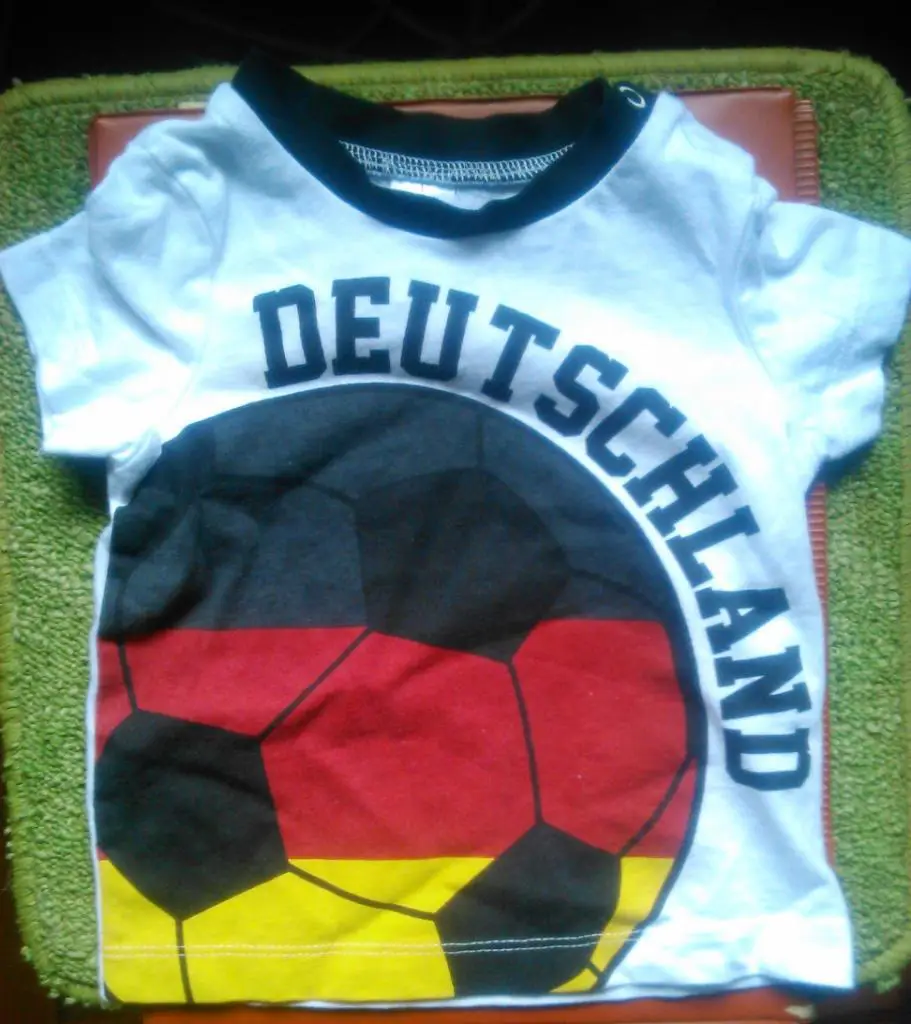 футболка для младенца- DEUTSCHLAND!