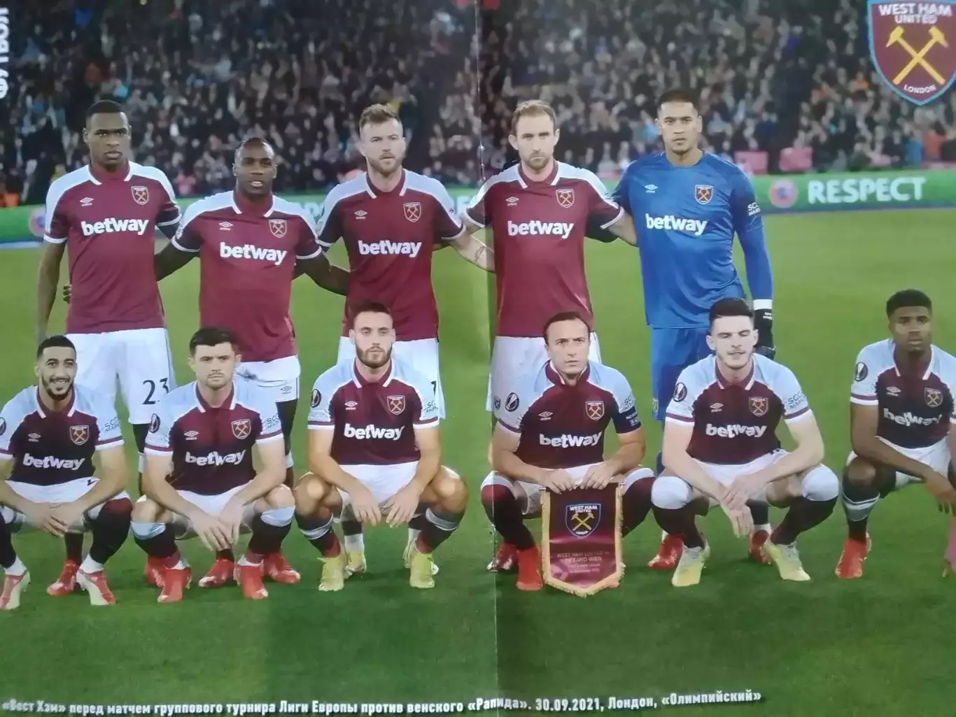 ФУТБОЛ №78 (1981).(UA).-октябрь 2021. Постер:-ВЕСТ ХЭМ(А3). ФРАНЦИЯ(А4). Раритет 1