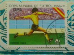 Куба.1982. №2226. 20(с) Футбольный чемпионат мира в Испании 1982.(гашеная)