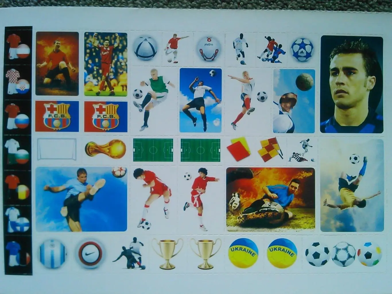 FOOTBALL mega stickers/500 Наклеек. Гуртом знижки до 50%! 2