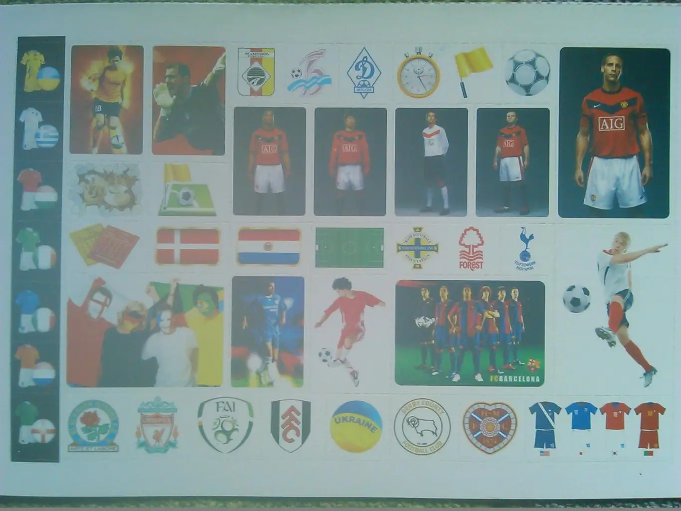 FOOTBALL mega stickers/500 Наклеек. Гуртом знижки до 50%! 3
